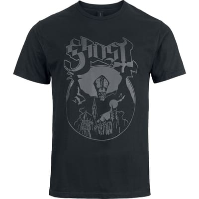 Ghost T-shirt - Logo - S tot 4XL - zwart