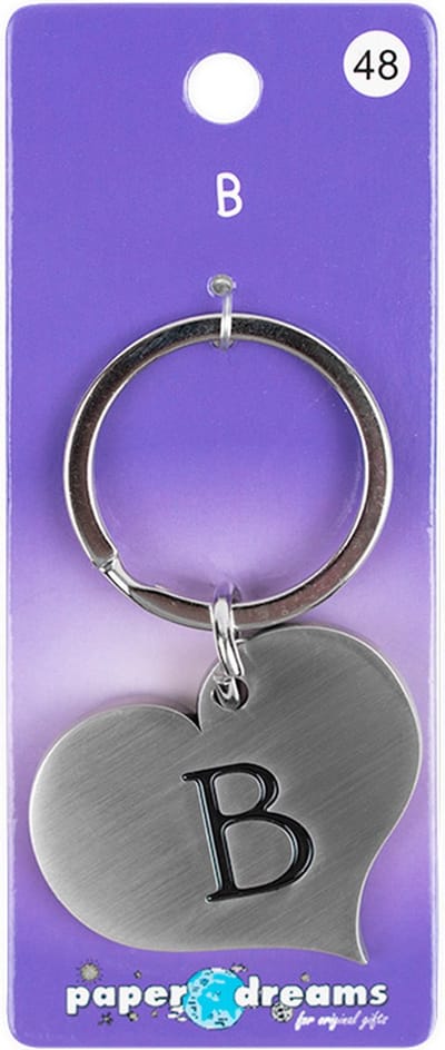 Hart sleutelhanger - B