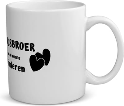 Akyol - bonusbroer van de leukste kinderen koffiemok - theemok - Broer - de leukste broer - verjaardag - cadeautje voor broer - kado - geschenk - 350 ML inhoud