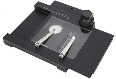 Dailygoody - Microscoop XY Tafeltje - Démontable en Aluminium - Nauwkeurigheid 1 mm - Beweegbaar tot 60 mm - Voor Precisiewerk - Geschikt voor Microsc