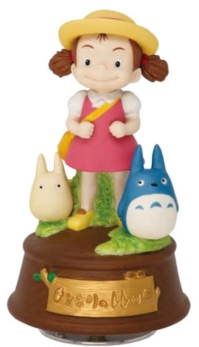 Studio Ghibli - Sekuchi - My neighbour Totoro - Beeldje en Muziekdoos ineen - Walking with Mei - 14x8x8 cm