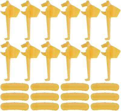 Dailygoods- Bandenwisselaar - 12 Sets - Bandenwisselaar Beschermer - Kunststof - Veiligheid - Bescherming bij Bandwissel - Bandenreparatie
