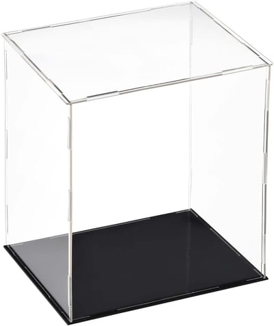 Cosensi- Vitrine 25 x 20 x 30cm - Stofbestendige Beschermbox - Presentatiekubus - Voor Figuren/Speelgoed - Thuisopslag - Transparant/Acryl