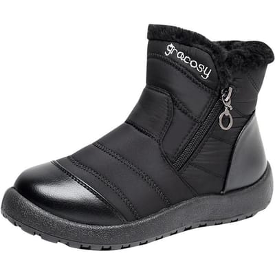 Warme Korte Laarzen Warme Moederkatoenen Schoenen Zachtzool Katoenen Laarzen Waterdichte Katoenen Schoenen Sneeuwlaarzen 35