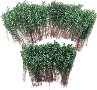 Miniatuur groene struik lange modellen voor DIY architectuur, modelbouw, trein diorama en tuinlandschap