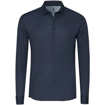 Desoto Overhemd Mini Stripes Spindle Fantasy Navy / male