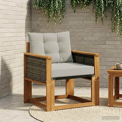 vidaXL - Buitensofa - Massief - Acacia - Hout - Naturel