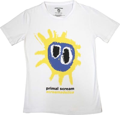 Primal Scream - Screamadelica Dames T-shirt - S - Wit