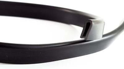 Kantenschutz en Randbescherming - EPDM Afdichting Rubber 1,5-3,0 mm, Zwart, 10 m