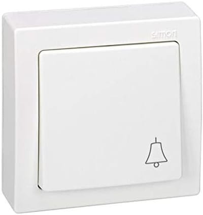 Witte Drukknoop voor Elektrische Installatie