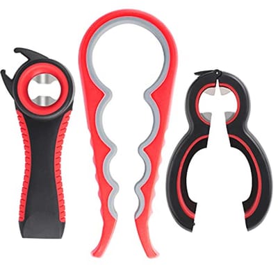 Multifunctionele Flesopener Set - 4-in-1, 5-in-1, en 6-in-1 - Antislip Handgreep - Ideaal voor Iedereen