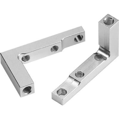 1 Set Metalen Servo Mount Vervanging voor Tamiya BB01 BBX BB-01 1/10 Afstandsbediening Auto Upgrade Onderdelen zilver