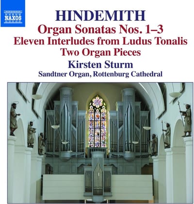 Kirsten Sturm - Hindemith: Organ Sonatas Nos. 1-3 (CD)