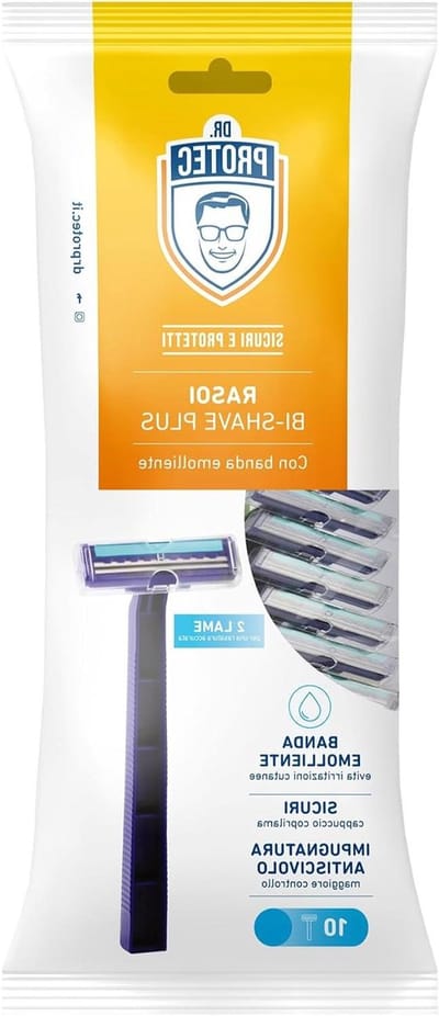 Wegwerp Scheerapparaat - Scheermesjes Heren - Glad Scheren - Verzachtende Band - 10 stuks - Blauw