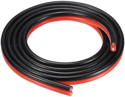 Siliconen Draad - Elektrische Kabel - Model Bedrading - Flexibel Vertind Koper - 1 meter - Rood Zwart