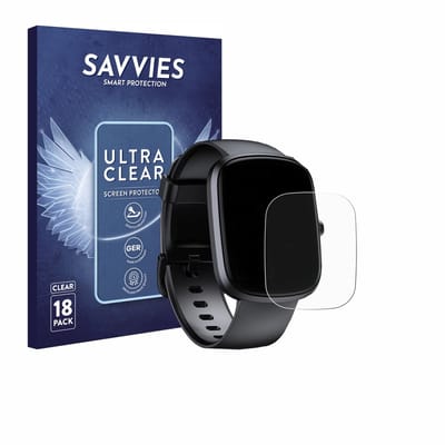 Savvies - Screenprotector voor Oukitel Smartwatch 1.91" - Folie Beschermfolie transparant 18 Stuks