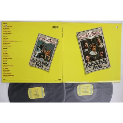 Disque vinyle LITTLE RIVER BAND  Backstage Pass SWBK12061 CAPITOL 1980 US Rock Occasion black