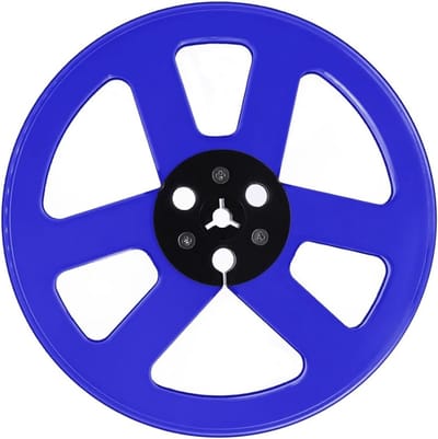 Lege 1/4 inch Tape Spoel van ABS Kunststof, Universele Open Spoel voor Geluidsopnames met 6 Windbestendige Gaten, Geschikt voor Studer en Opnameapparatuur