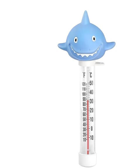 Zwembad Thermometer - Drijvende Meter - Water Temperatuur - Decoratief Design - 24 cm Lengte - Meerkleurig