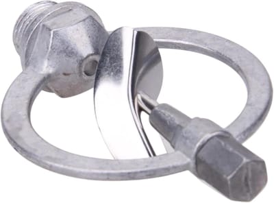 Vervangende Sproeikop - Irrigatie Mondstuk - Gazon Besproeien - 360 Graden Rotatie - 2 cm - Zilver