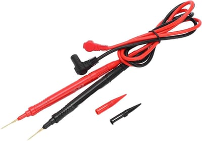 Multimeter Meetsnoer - Testkabels Set - Elektrische Metingen - Hoge Nauwkeurigheid - 2000V Max - Zwart