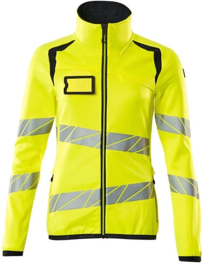 Mascot Accelerate Safe Fleecetrui met rits 19153-315 - hi-vis geel/donkermarine - 2XL