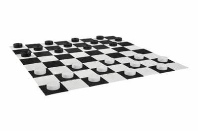 Tuin Dammen, 8x8, voor buiten en binnen - PVC - 10 cm stenen - Met Nylon Mat 140x140 cm