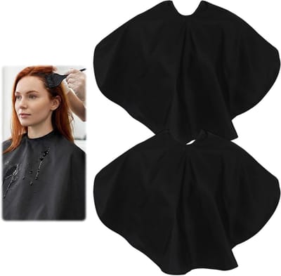 Unisex Kapsalon Cape voor Korte Haarstijlen, Lichtgewicht en Waterproof, Ideaal voor Knippen en Dyen van Haar