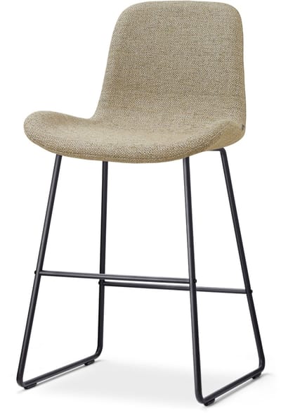 Nolon Nino-Fé barkruk taupe melange - zwart onderstel - 65 cm