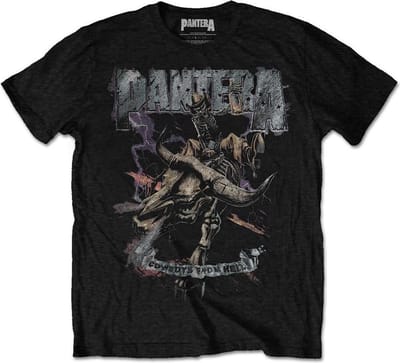 Pantera - Vintage Rider Heren T-shirt - M - Zwart