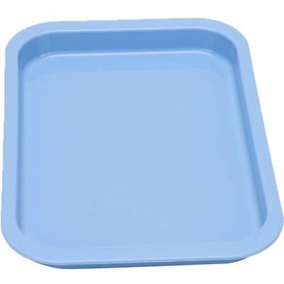 Mondverzorging Blauw Vierkant Tandheelkundige Tray Tandarts Materialen Platen Tandheelkundig Accessoire gray