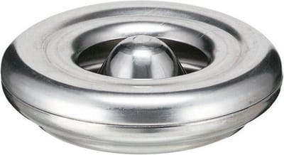 Vlamdovende tafelasbak aluminium Ø12 cm