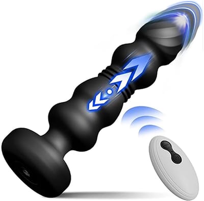 Daity Anale plug - Op afstand bedienbare vibrerende anale plug - G-spot massager - anale kralen - prostaatmassager met vibratiefunctie - unisex anaal seksspeeltje
