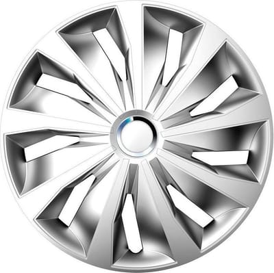 Autostyle Wieldoppen Grip Pro 13 Inch Abs Zilver Set Van 4