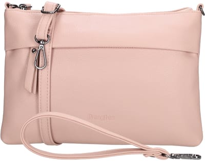 Beagles Tarragona Crossbodytas - Schoudertas - Schouderband - Clutch - Imitatieleer - Oudroze