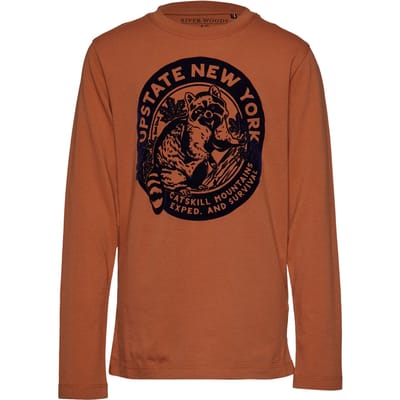 River Woods Basic Round Neck T-shirt In Orange Size: 4 | T-shirts Outlet | Unisex | Oranje