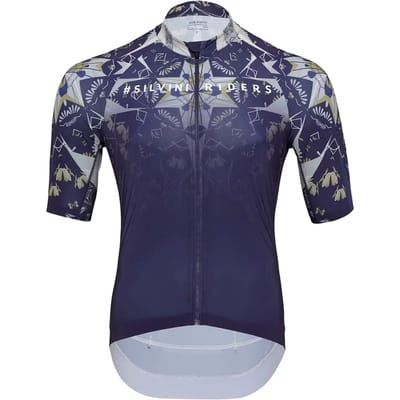 Silvini Mottolino Korte Mouw Wielertrui Blauw XL Man