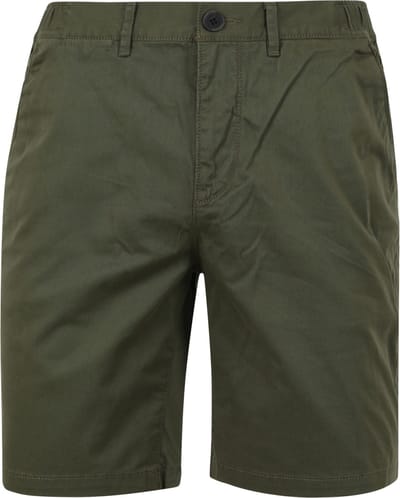 Vanguard - V65 Short Fine Twill Donkergroen - Heren - Maat 29 - Slim-fit