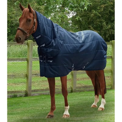 Paardenstaldeken met halsbedekking Premier Equine Stratus 400g