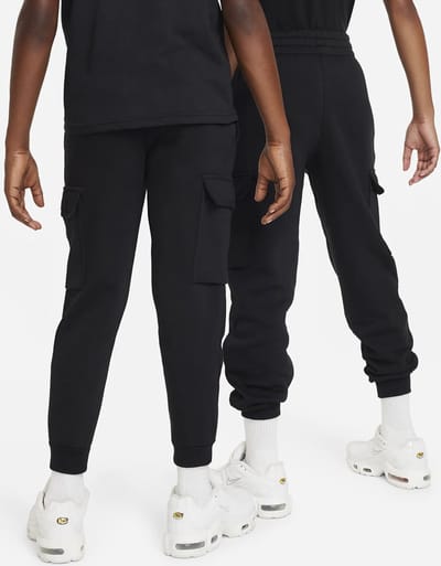 NIKE - nike sportswear club fleece big kid - Sport joggingbroek jongens - Zwart