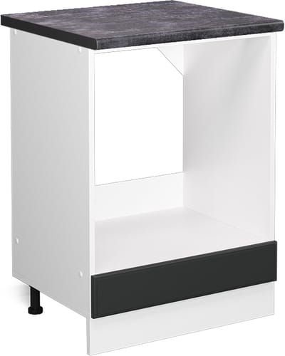 Vicco R-Line Ovenombouwkast – 60 cm, WB Antraciet Antraciet landhuis