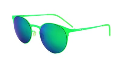 Italia Independent MOD 0208 I THIN METAL Green led 50/21/140 UNISEX Zonnebrillen