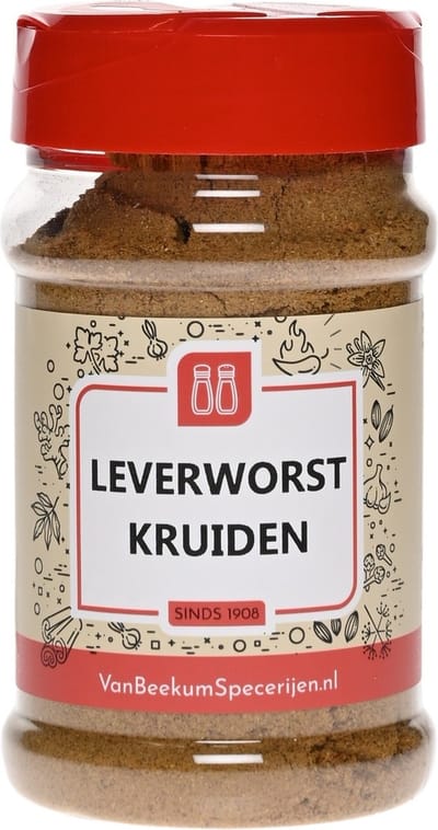 Van Beekum Specerijen - Leverworst Kruiden - Strooibus 130 Gram