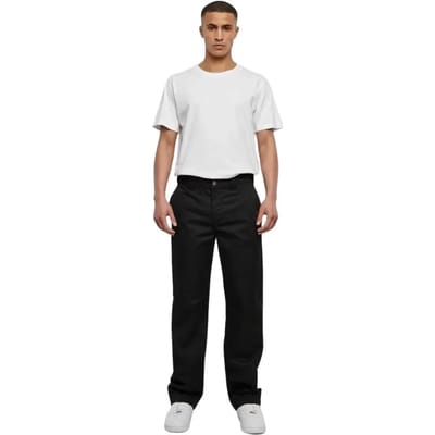 Urban Classics - Classic Workwear Broek rechte pijpen - Taille, 28 inch - Zwart