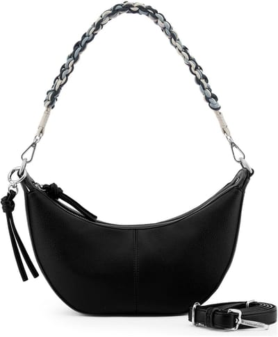 FREDsBRUDER schoudertas That’s My Bag Collection Halfmoon Bag Black zwart