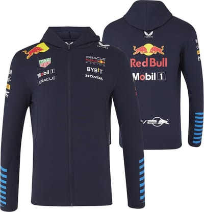 Heren - Team Full Zip-Hoodie 2024 - Red Bull Racing XXL - Max Verstappen