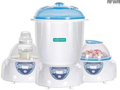 RFWR® 5-in-1 Sterilisator en Flessenwarmer voor Baby's - Hygiënische Reiniging en Stoomopleiding