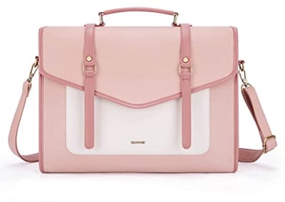 Dames Laptophandtas 15,6 inch - PU-leer, Grote Schoudertas, Zwart