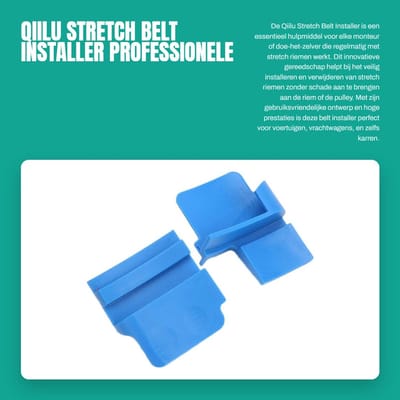 Dailygoods- Stretch Belt Installer - Voorkomt Schade - Accessoire voor Voertuigen - Gereedschap voor Verwijderen/Installeren - Duurzaam ABS - Verlengt Levensduur van de Riem - Rieminstallatietool