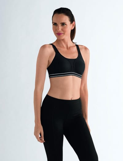 Amoena Prothese Sport Bh Performance Sport Bh Zwart - maat EU 75D / FR 90D